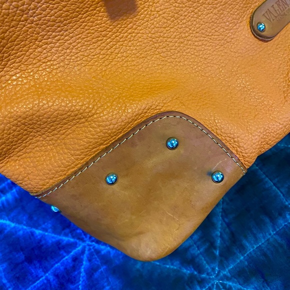 Valentina orange leather bag - Picture 8 of 9
